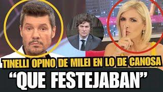 MARCELO TINELLICRITICO A JAVIER MILEI POR LA CENA QUE HIZO CON LOS DIPUTADOS EN OLIVOS