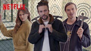 Vikings: Valhalla Stars Go Axe-Throwing | Netflix