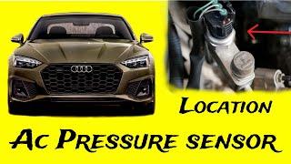 Audi ac pressure sensor location 00256,00457.