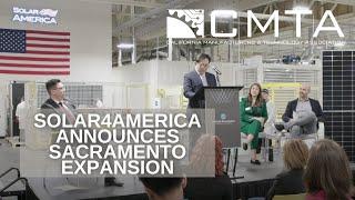 Solar4America announces 400 jobs coming to the greater Sacramento area