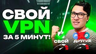 САМЫЙ БЫСТРЫЙ VPN  Как настроить свой впн сервер за 8 минут? Обзор wireguard VPN aeza 2024!