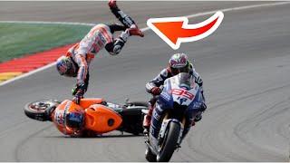 8 WORST MotoGP Crashes Ever!