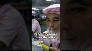 Shocking Footage: Worker Tests Up to 10,000 Vapes Daily in Factory