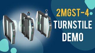 2MGST-4 Single Lane Turnstile Demo