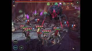 Черная Вдова 110 этаж, легкий, Роковая Башня, RAID: Shadow Legends