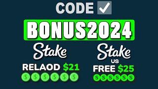 Stake Promo Code : 'BONUS2024' For FREE $21 or $25 SC ( Stake Promo Code Review )