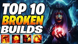 TOP 10 MOST BROKEN BUILDS RIGHT NOW! Path of Exile 2 Builds (POE 2 BUILDS)