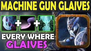 MOON GLAIVES MACHINE GUN!!! Crazy Luna [Abuse Spam Moon Glaive] Ability Draft Dota 2