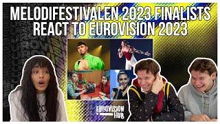 Melodifestivalen 2023 Finalists React to Eurovision 2023