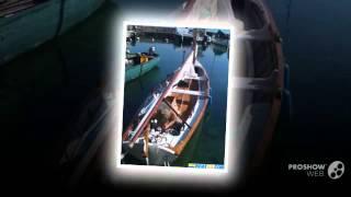A historic wooden boat small boat, dinghi year - 1922