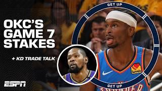 Is season a failure if the Thunder lose Game 7 ⁉️ + Best fit for Kevin Durant?  | Get Up