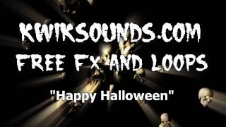 Free "Happy Halloween" Sound Effect