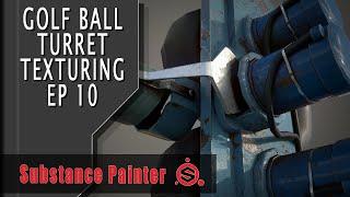 Blender How To Golf Ball Turret Texturing Pt 1 EP10