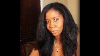 Straightening Natural Hair - My First Flat Iron