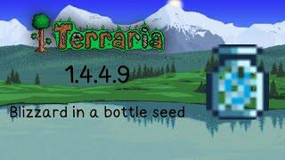 Blizzard in a Bottle Terraria seed 1.4.4.9