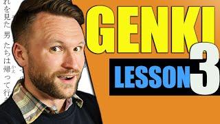 【N5】Genki 1 Lesson 3 Japanese Grammar Made Clear | ます CONJUGATION SIMPLIFIED