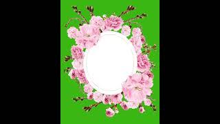 Flower Green Screen Animation | Green Screen Effects | Wedding Invitation Template | Flower Blooming