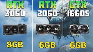 RTX 3050 vs RTX 2060 vs GTX 1660 Super - 9 Games Test