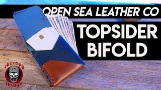 The modern leather wallet just leveled up! Open Sea Leather Co. Topsider Bifold Review!