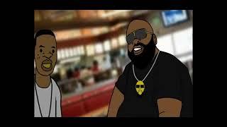 "I'm A Pig" - Rick Ross & Gucci Mane (Cartoon Parody)