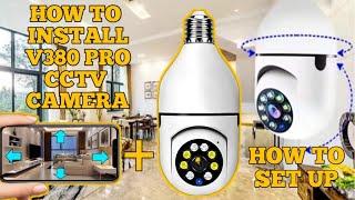 V380 PRO CCTV CAMERA HOW TO INSTALL & SET UP TO CELLPHONE