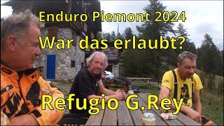 Piemont Enduro 2024 - Steilauffahrt zum Refugio G.Rey