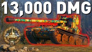 13,000 DAMAGE! Grille 15 in World of Tanks!