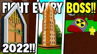 FIGHT EVERY BOSS!! | Build a Boat for Treasure ROBLOX