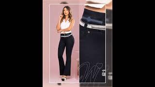 W-327 100% Authentic Colombian Push Up Jeans (Tummy Control, High Waist, Flare Leg)