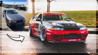 Building a Nissan R32 Skyline GT-R in Under 10 MINUTES!