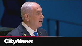 Netanyahu addresses UN general assembly