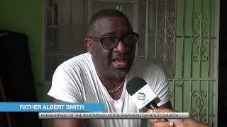 Man with cutlass storms Babonneau Good Shepherd Church before being shot by police.(June 18th 2025)