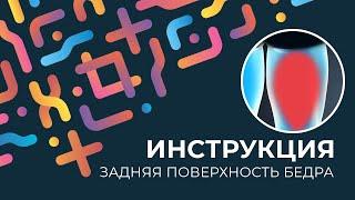 Kinexib - тейпирование задней поверхности бедра