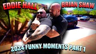 Eddie Hall Brian Shaw Funny Moments 2024 Part 1