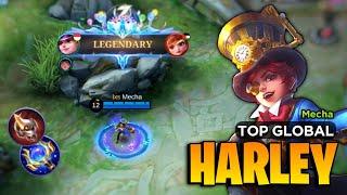 Harley Best Build 2024 [ Top Global Harley Gameplay ] By Mecha - Mobile Legends