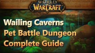 Wailing Caverns Pet Battle Dungeon | Complete Challenge Mode Play