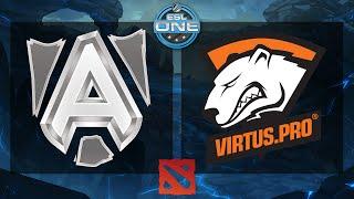 Dota 2 - Alliance vs. Virtus.Pro - ESL One Frankfurt 2015 - Quarterfinal - Game 1