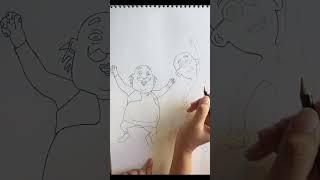 Motu patlu drawing vedio #artbysaba s#viralvideo #drawing #sketch March 4, 2025