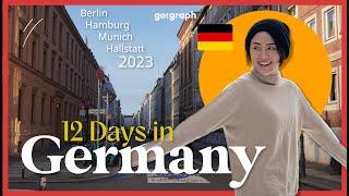 Itinerary Germany 12 Days 4 Cities 2 Counties NewYear 2023-2024 #Berlin #Hamburg #Munich #Hallstatt