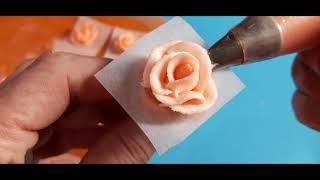 Айсинг. РОЗЫ из айсинга. Как я делаю розы из айсинга. / Icing. ROSES from aising.