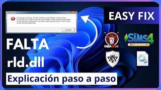 Solución definitiva error The dynamic library rld.dll failed to initialize