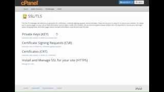Installing an SSL certificate using cPanel's Paper Lantern theme