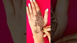 Beautiful back side mehendi design  // latest mehndi design for back hand #backhandmehendi #mehendi