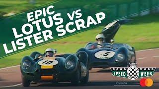Damaged Lotus hunts down Lister Knobbly at Goodwood