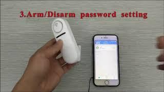 WIFI APP Control Door Sensor Alarm