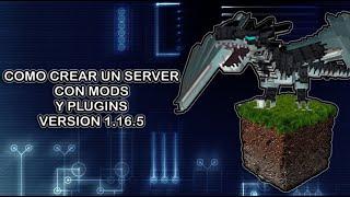 Como Crear un Servidor con Mods y Plugins 1.16.5 Spigot con Forge