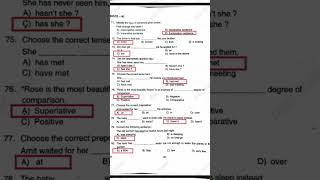 DEGREE PRELIMS 29/04/2023 - ENGLISH ANSWER KEY     #degreeprelims2023 #answerkey #todayexam #psc