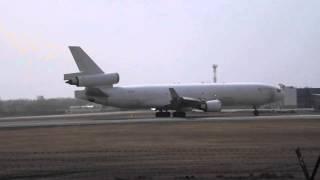 Дуглас MD-11. Взлёт из Толмачёво