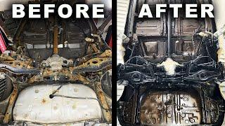 Battle of the Rust: Restoring the Toyota RAV4's Rusted Underbody!