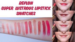 Revlon Super Lustrous Lipstick Swatches (new shades!)